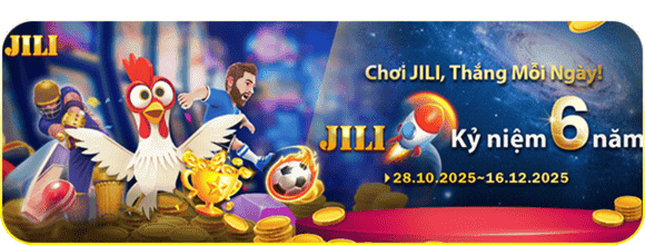 TT88 KHUYẾN MÃI JILI KỶ NIỆM 6 NĂM